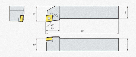 Державка PCLNR2525-M19 