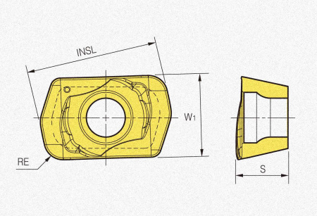Пластина твердосплавная LPMT040220R-MF PC3700