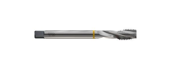 Метчик из быстрорежущей стали SPIRAL FLUTE HSS-E DIN352 для метрической резьбы ISO-DIN 13 c винтовыми канавками, M6X1.0 6H 56.0L