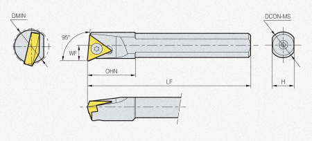 Державка S06H-STLBR-06-SP 