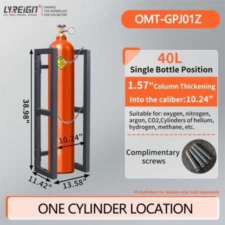 Стойка для газовых баллонов, кронштейн для кислородного баллона, стойка для хранения баллонов с ацетиленом и углекислым газом