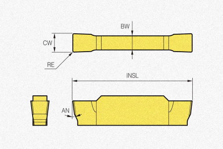 Пластина твердосплавная KGGN400-04-A H01