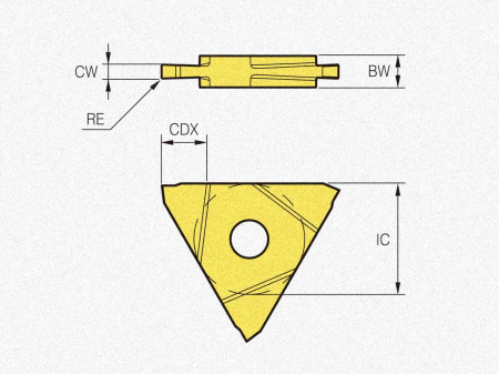 Пластина твердосплавная TB5178N-018-M PC5300