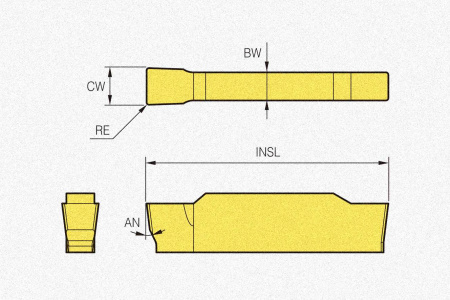 Пластина твердосплавная KGGN500S-04-A H01