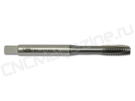 SC612007 Метчик M8x1.25 HSSE-PM 6H DIN371 с прямой канавкой TiCN