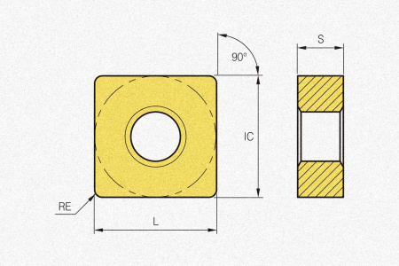 Пластина твердосплавная SNMG190612-GR NC3120