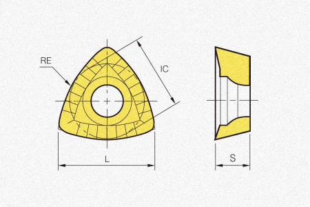 Пластина твердосплавная ZPMT160520R-MM PC5300