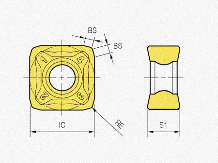 Пластина твердосплавная SNEX1507ENN-MF NCM535