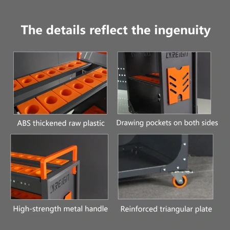 Тележки для транспортировки 3-х и 5-рядных держателей инструмента с ЧПУ
