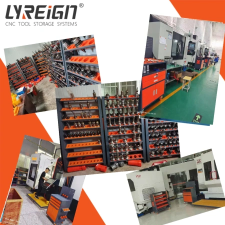 Станок оснащен шестиящикной инструментальной тележкой со съемной конструкцией большой вместимости.