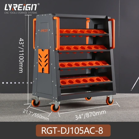 Тележка для инструмента с ЧПУ. Двухсторонняя передвижная тележка для хранения инструментов.