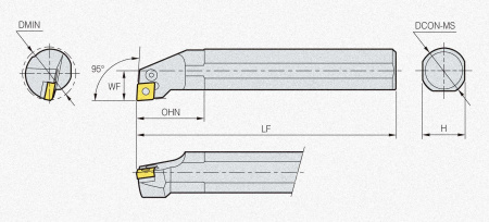 Державка S25T-PCLNL-12 