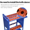 Синяя классическая тележка для инструментов с ЧПУ BT40-35PCS