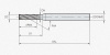 Фреза концевая DFE4100-110-N400S10 ND3000