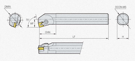 Державка S32S-MSKNR-12 