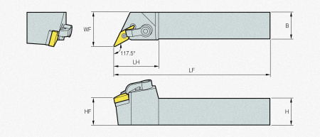 Державка MVQNR3232-P16 