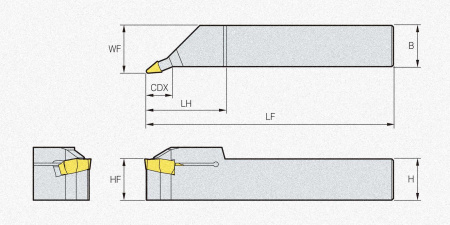Державка MGEXL25N-8A-5V 