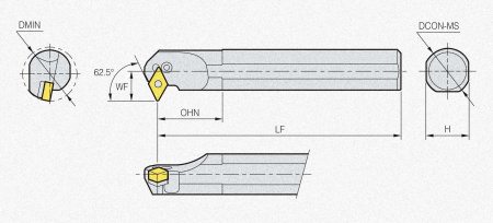 Державка S32S-PDSNL-15-3 