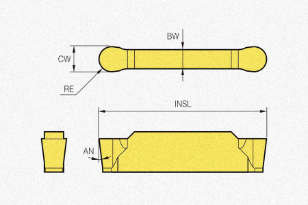 Пластина твердосплавная KRMN400-C PC9030