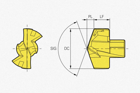 Пластина твердосплавная TPD0950XP PC325U