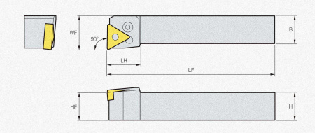 Державка PTFNL2525-M22N 