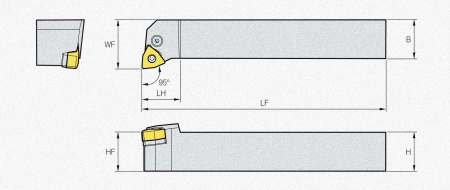 Державка PWLNR2525-M06 