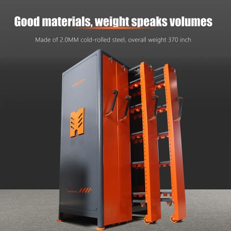 Вертикальный шкаф для инструментов с выравнивающими углами, высота 195 см