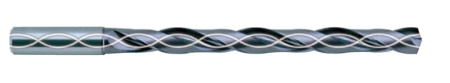 Сверло твердосплавное Dream Drill Inox 8XD DIN 6537 с покрытием TiAlN с отверстиями для подвода СОЖ сверхдлинное, 3.4X6X34X72