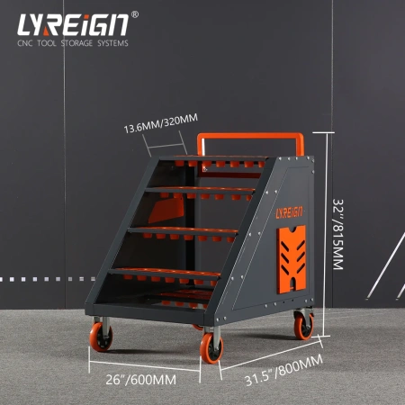 Транспортер держателя инструмента с ЧПУ имеет трапециевидную форму для удобства хранения и извлечения.