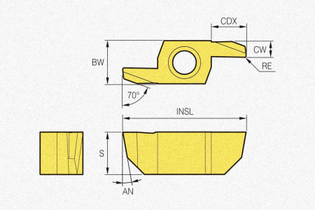 Пластина твердосплавная SBL060520-10-R05 PC9030