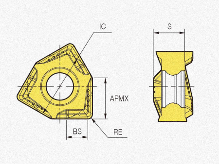 Пластина твердосплавная WNGX080608PNER-ML PC3700