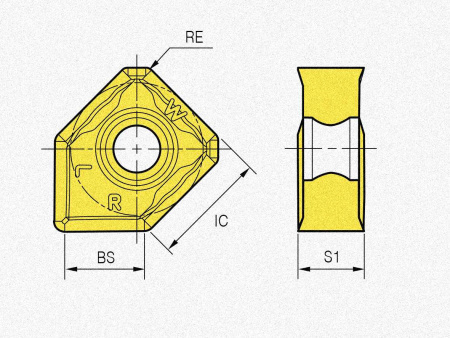 Пластина твердосплавная SNEX1206ANN-W PC5400