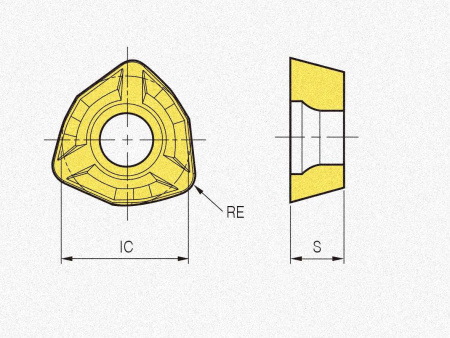 Пластина твердосплавная WDKT130520ZDSR-MH PC9540