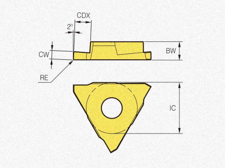 Пластина твердосплавная TB4215R PC5300