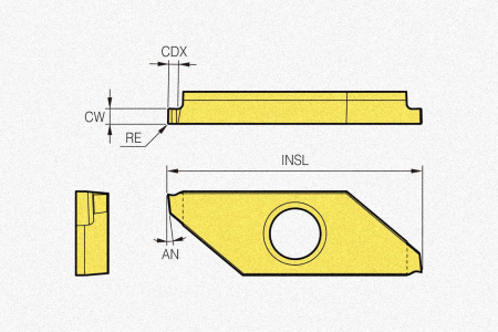 Пластина твердосплавная SBGR2520 PC8110