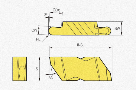 Пластина твердосплавная KNR3047R PC8110