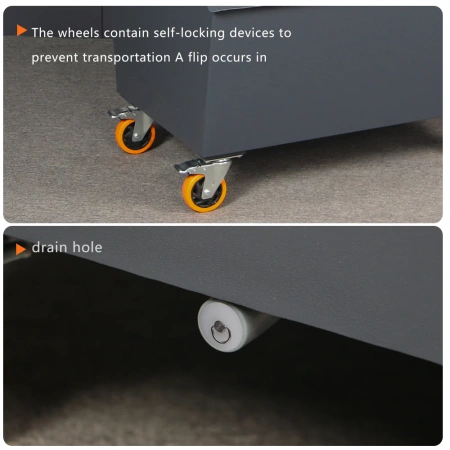 Тележка для стружки, тележка для металлолома, боковое открытие