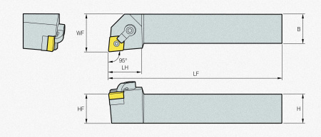 Державка MCLNL2525-M12 