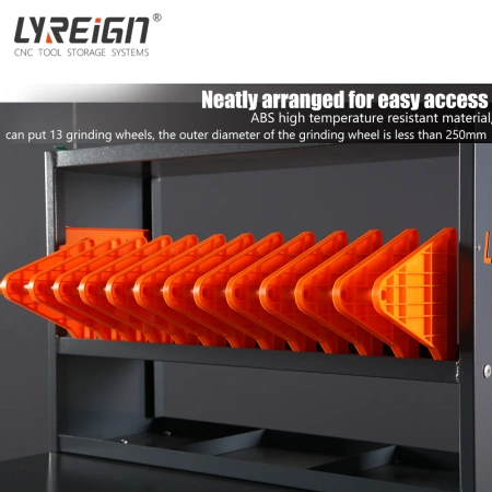 Стойка для хранения шлифовальных кругов с двумя ярусами, максимальный диаметр 24 см