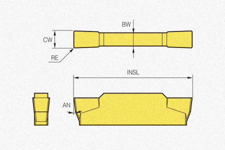 Пластина твердосплавная MGGN600-08-M NC6315