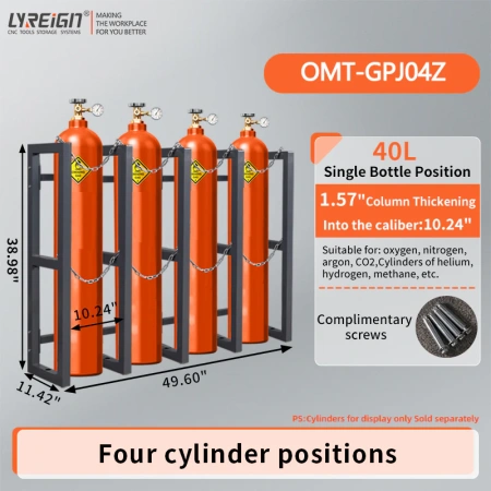 Стойка для газовых баллонов, кронштейн для кислородного баллона, стойка для хранения баллонов с ацетиленом и углекислым газом