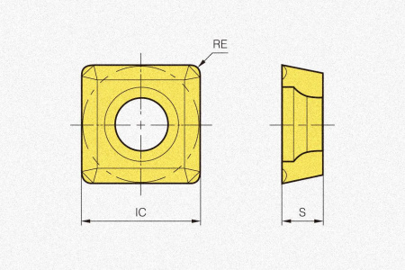 Пластина твердосплавная SPMT120408-MM PC6510
