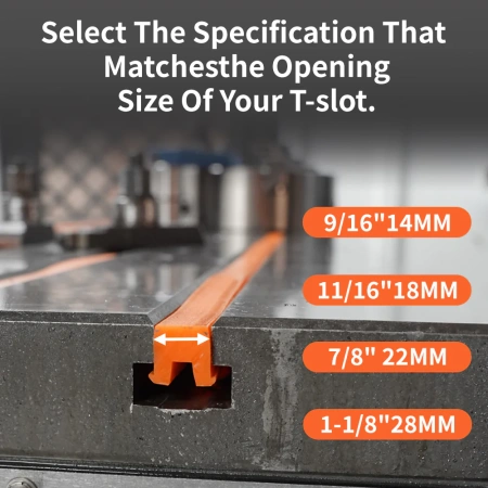 Крышки Т-образных пазов для фрезерных станков предотвращают попадание мусора в Т-образные пазы