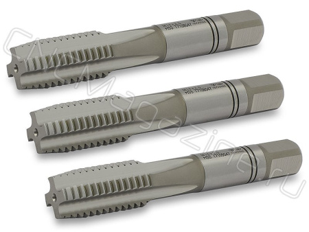 T7109549 Метчик М14Х2.0 HSS 6H 80.0L ручной DIN352, c прямой канавкой (набор)