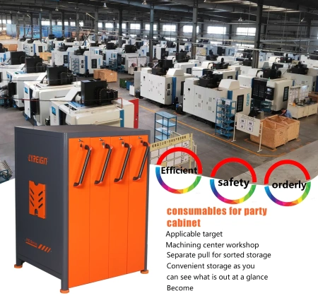 Вертикальный выдвижной шкаф для инструментов экономит место и увеличивает полезную площадь