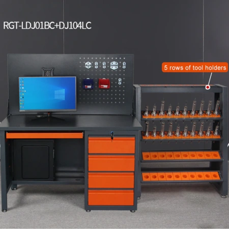Рабочие столы и стеллажи для хранения держателей инструмента с ЧПУ
