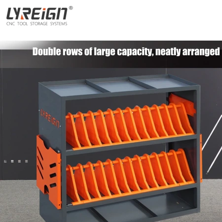 Стойка для хранения шлифовальных кругов с двумя ярусами, максимальный диаметр 24 см