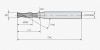 Фреза концевая DFE2040-080-N160S04 ND3000