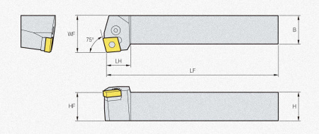 Державка PCKNR2525-M12 
