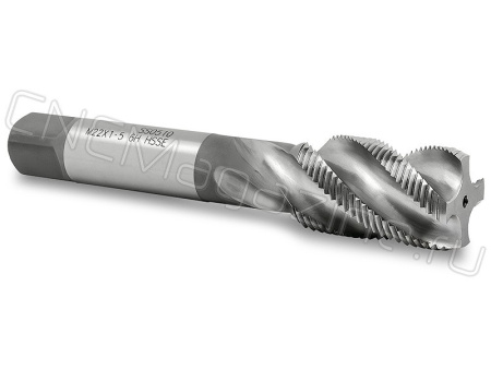 Метчик М22х1.5 HSS-E 6H спиральная канавка 38° (W0202215)